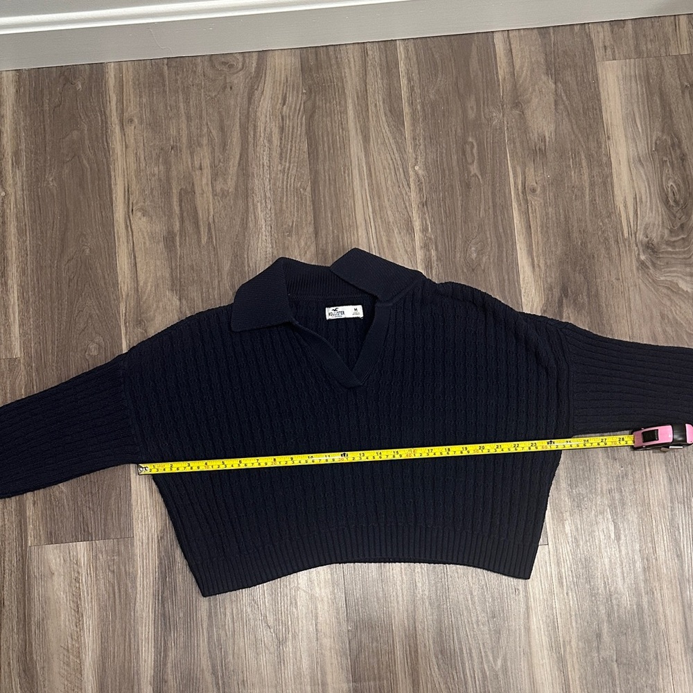 Hollister Easy Stitchy Polo Sweater - Picture 9 of 10